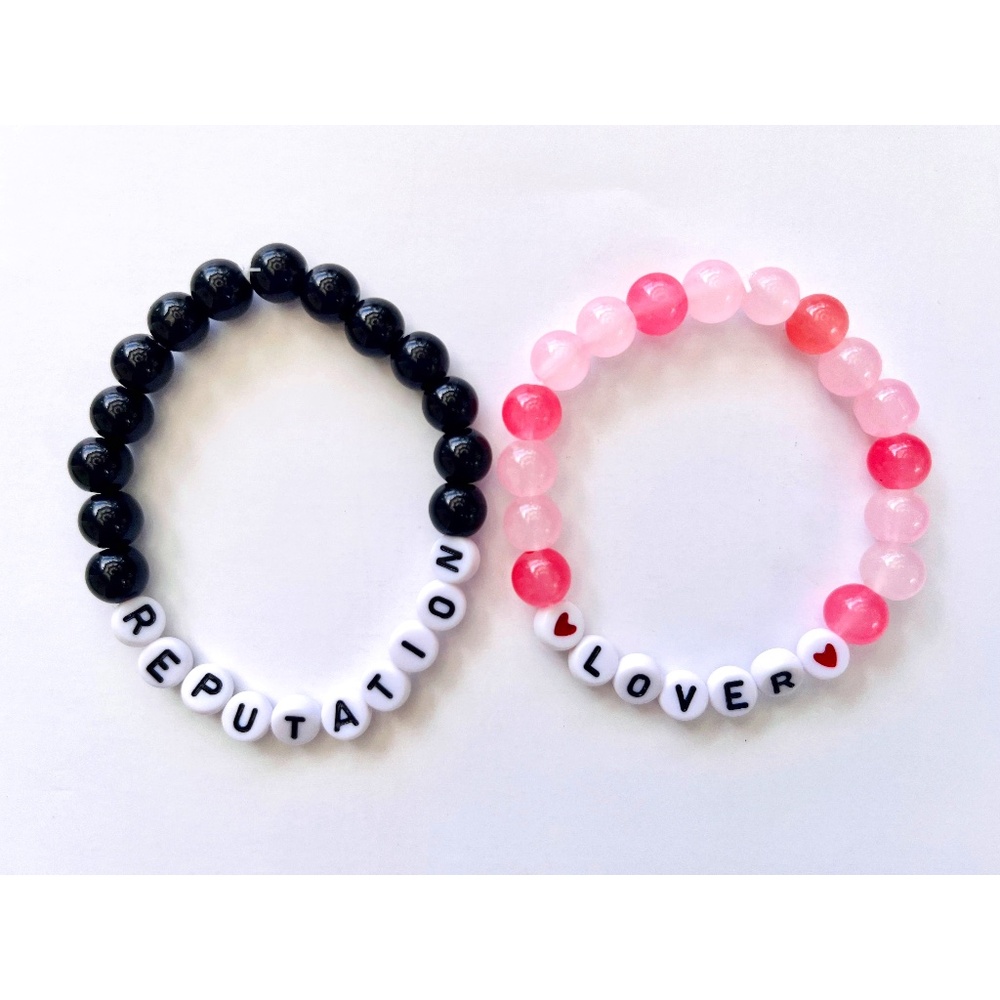 Bundle of 2 Taylor Swift Eras friendship bracelets / reputation and Lover albums